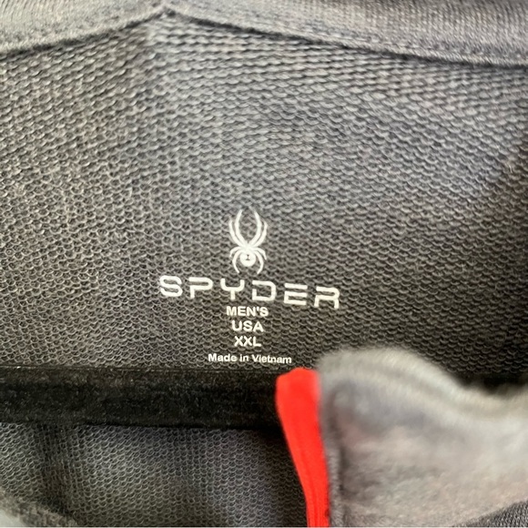 Spyder merino wool full zip turtleneck sweater SZ XXL - Picture 6 of 6